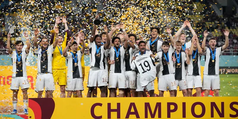 Jerman U17 juara dunia usai mengalahkan Prancis. (Int)