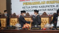 Arifuddin resmi menjabat sebagai Ketua DPRD Jeneponto, Senin 31 Mei 2021. (Ist) Arifuddin resmi menjabat sebagai Ketua DPRD Jeneponto, Senin 31 Mei 2021. (Ist)