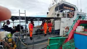 Basarnas berhasil mengevakuasi KM Jervai yang sempat terombang ambing di Laut Aru, Ambon, Sabtu 11 September 2021. (Int)