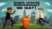 Buanglah sampah pada tempatnya. (Ilustrasi)