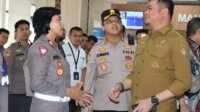Bupati Gowa Adnan Purichta IYL bersama Kapolres Gowa mengadiri peresmian Mall Pelayanan Publik di Sunguminasa, Senin 26 Februari 2024. (Ist)
