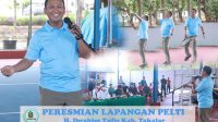Bupati Takalar Syamsari Kitta meresmikan lapangan tenis Ibrahim Tulle, Sabtu 21 Agustus 2021. (Ist)