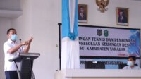 Bupati Takalar Syamsari Kitta saat berbicara di acara Apdesi, Selasa 11 Mei 2021. (Ist) Bupati Takalar Syamsari Kitta saat berbicara di acara Apdesi, Selasa 11 Mei 2021. (Ist)