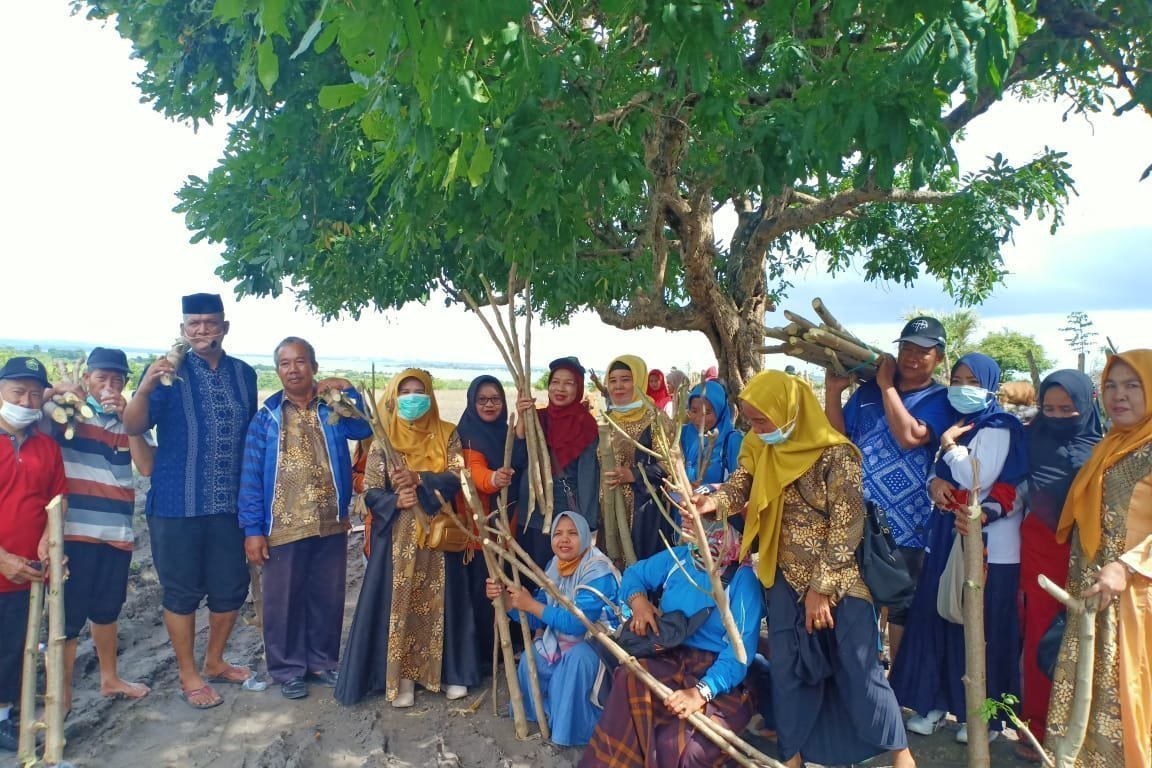 DLH Takalar dan warga menanam ribuan pohon kelor di desa Laikang, kecamatan Mangarabombang, Sabtu 6 Februari 2021. (Ist) DLH Takalar dan warga menanam ribuan pohon kelor di desa Laikang, kecamatan Mangarabombang, Sabtu 6 Februari 2021. (Ist)