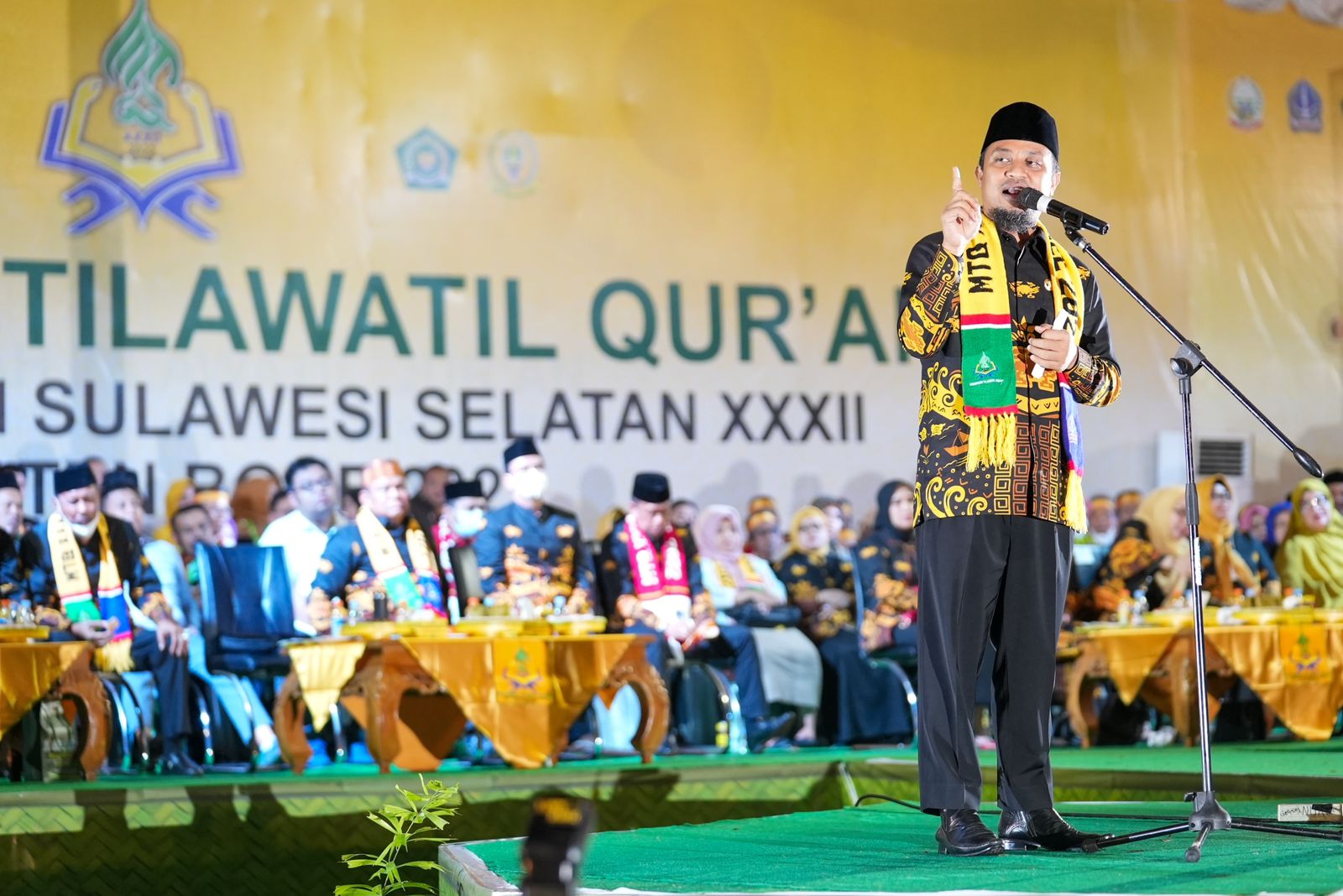 GUbernur Sulsel Andi Sudirman saat pembukaan MTQ di Watampone, Juni 2022. (Ist).jpg