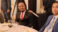 Gubernur Andi Sudirman menghadiri undangan jamuan makan malam Presiden Singapura di Istana Presiden. (Ist)