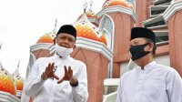 Gubernur Sulsel menargetkan masjid 99 kubah bisa digunakan ramadhan tahun depan. (Ist) Gubernur Sulsel menargetkan masjid 99 kubah bisa digunakan ramadhan tahun depan. (Ist)
