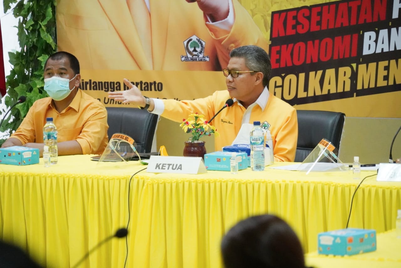 Taufan Pawe berhasil memenangkan 7 usungan Partai Golkar di pilkada serentak di Sulsel.(Ist)