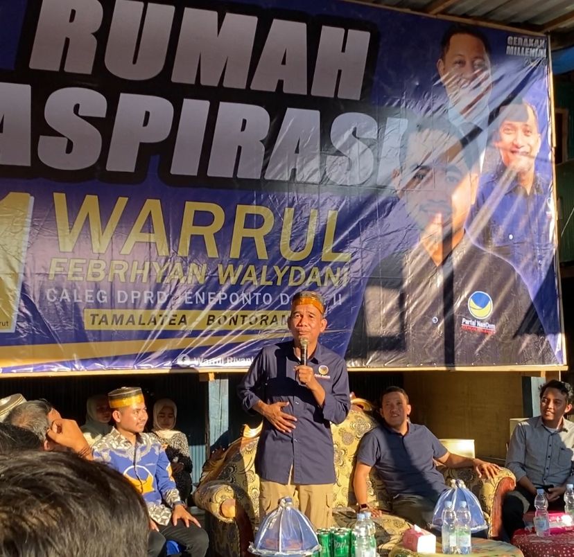 Ketua Nasdem Jeneponto dukung full Rudianto Lallo duduk di senayan. (Ist) Ketua Nasdem Jeneponto dukung full Rudianto Lallo duduk di senayan. (Ist)