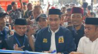 Ribuan orang menghadiri peresmian caleg DPR RI dari Partai Nasdem di Manggala, Sabtu 30 Desember 2023. (Ist)