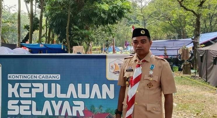 Wakil Sekretaris Kwarda Gerakan Pramuka Sulsel Mirdhan Jayadi. (Ist)