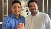 Ketua DPD Gerindra Sulsel bersama Zulham Arief. (Ist)