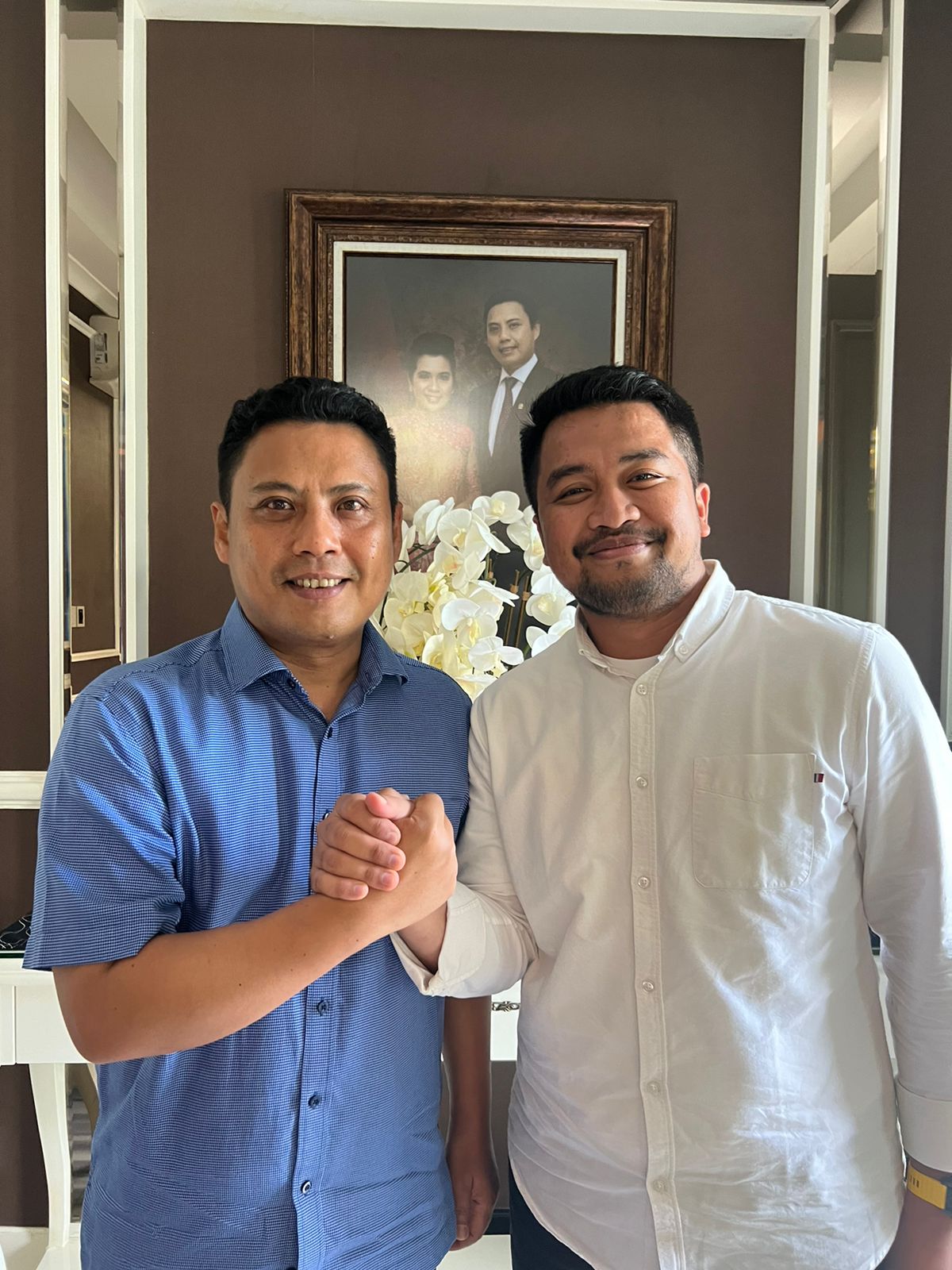 Ketua DPD Gerindra Sulsel bersama Zulham Arief. (Ist)