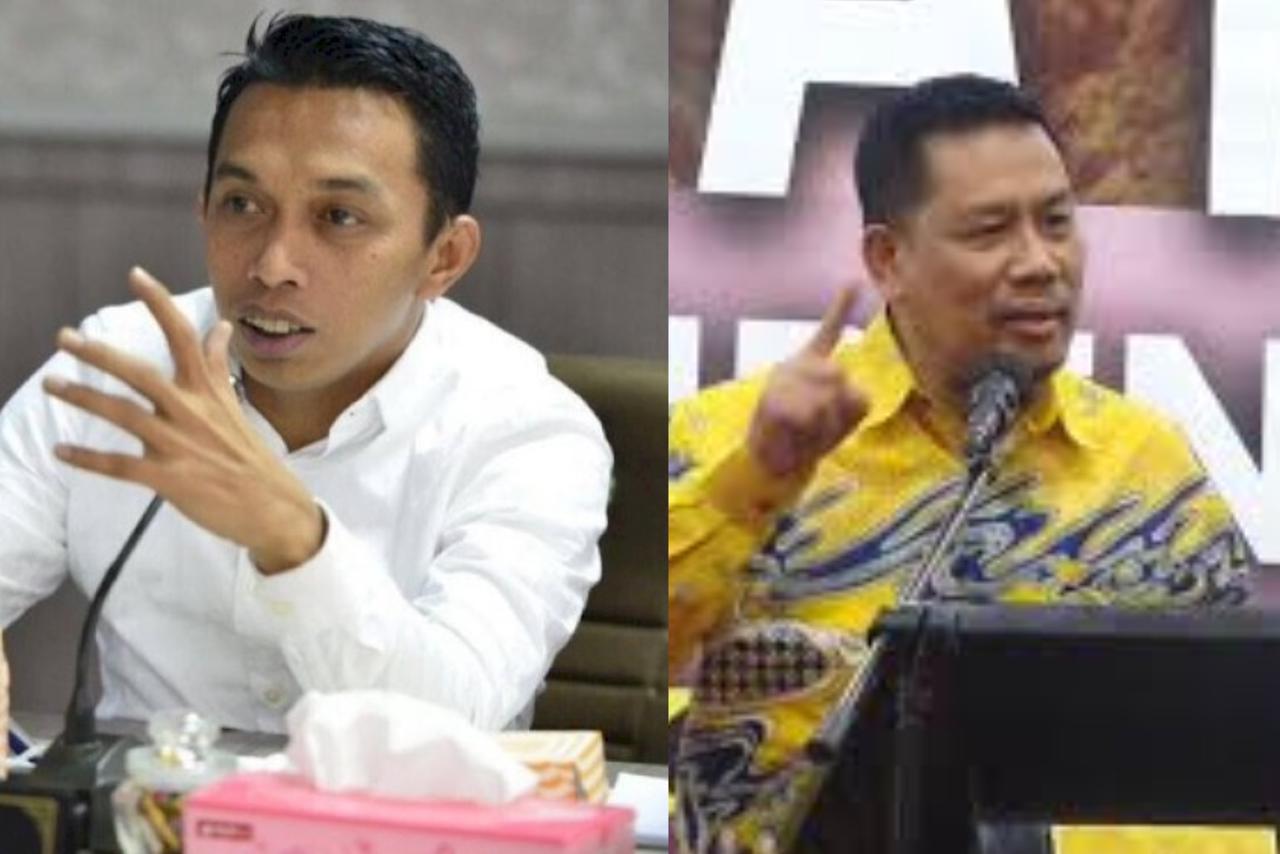 Syaharuddin Alrif (putih) dan Mashur Bin Mohd Alias (kuning). (Ist)