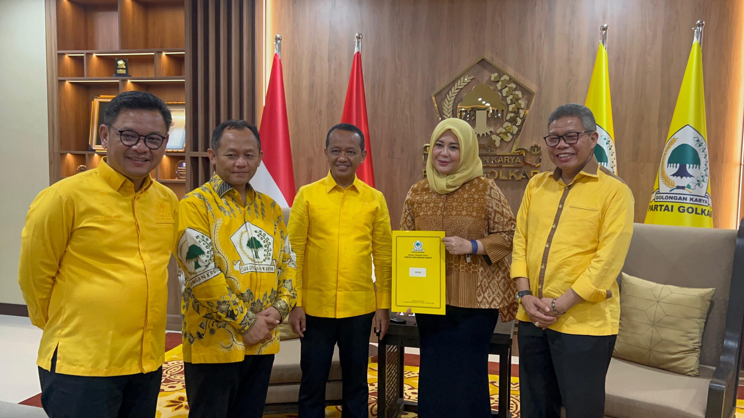 Golkar resmi mengusung pasangan Andi Sudirman Sulaiman- Fatmawati Rusdi di Pilgun Sulsel 2024. (Ist)