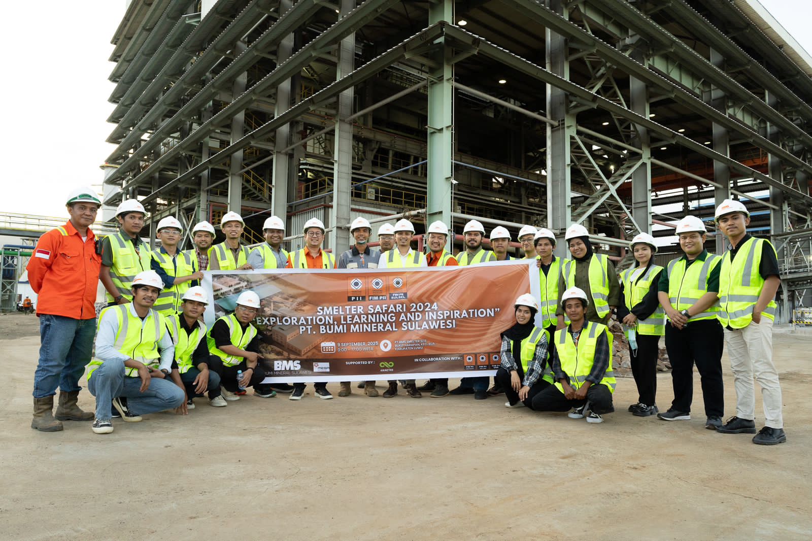 Young Enginers Smelter Safari 2024 yang digelar PT Bumi Mineral Sulawesi, Senin 9 September 2024 berlangsung sukses. (Ist)