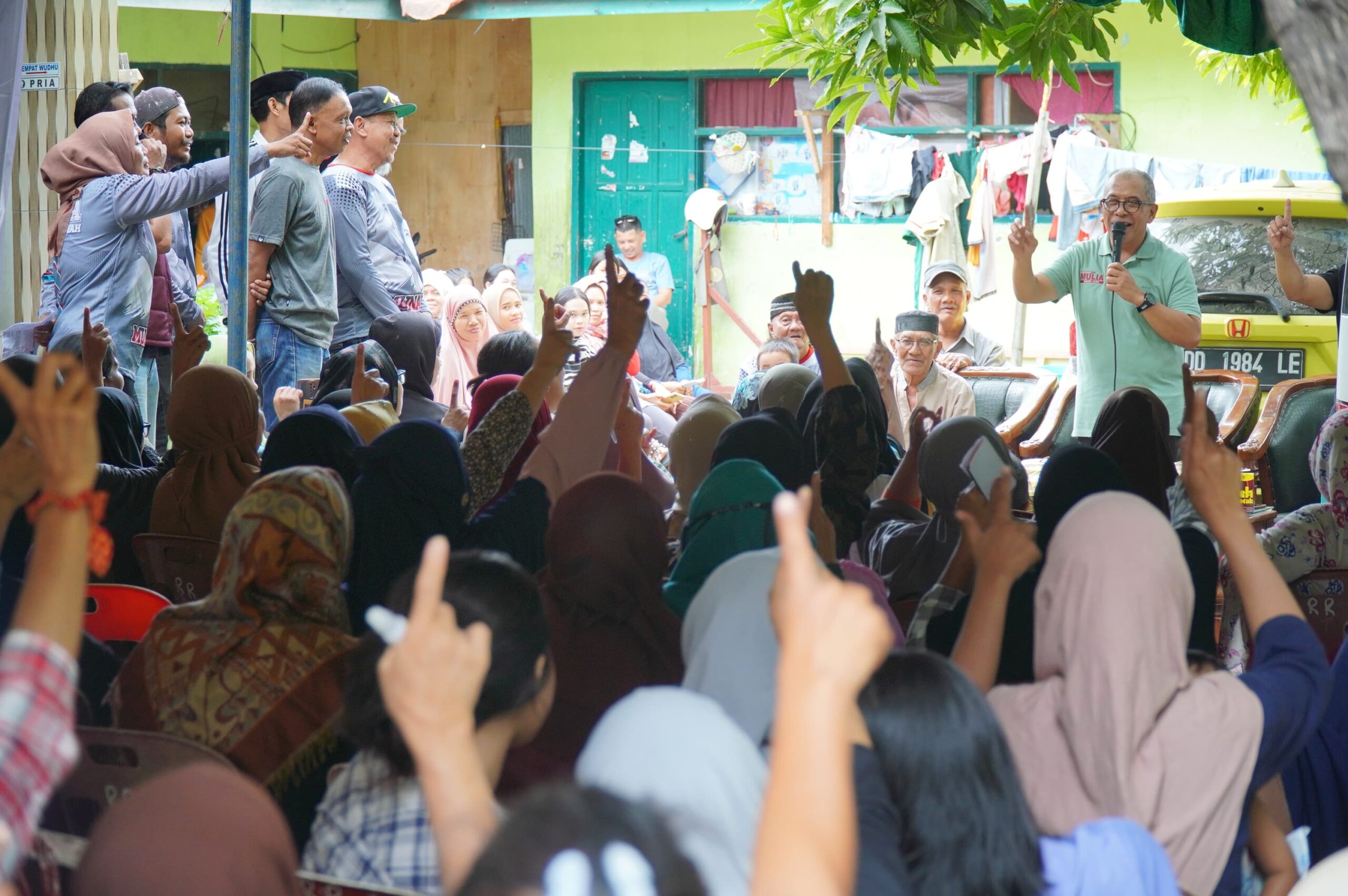 Warga Rappicini makin solid dukung Mulia di Pilwali Makassar. (Ist)