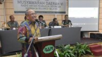 Ilham Arief Sirajuddin di acara RAPI Sulsel beberapa waktu lalu. (Int)
