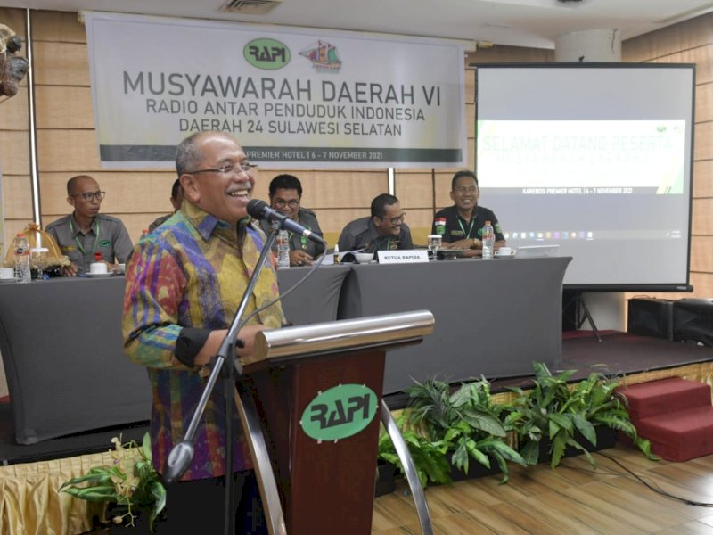 Ilham Arief Sirajuddin di acara RAPI Sulsel beberapa waktu lalu. (Int) Ilham Arief Sirajuddin di acara RAPI Sulsel beberapa waktu lalu. (Int)