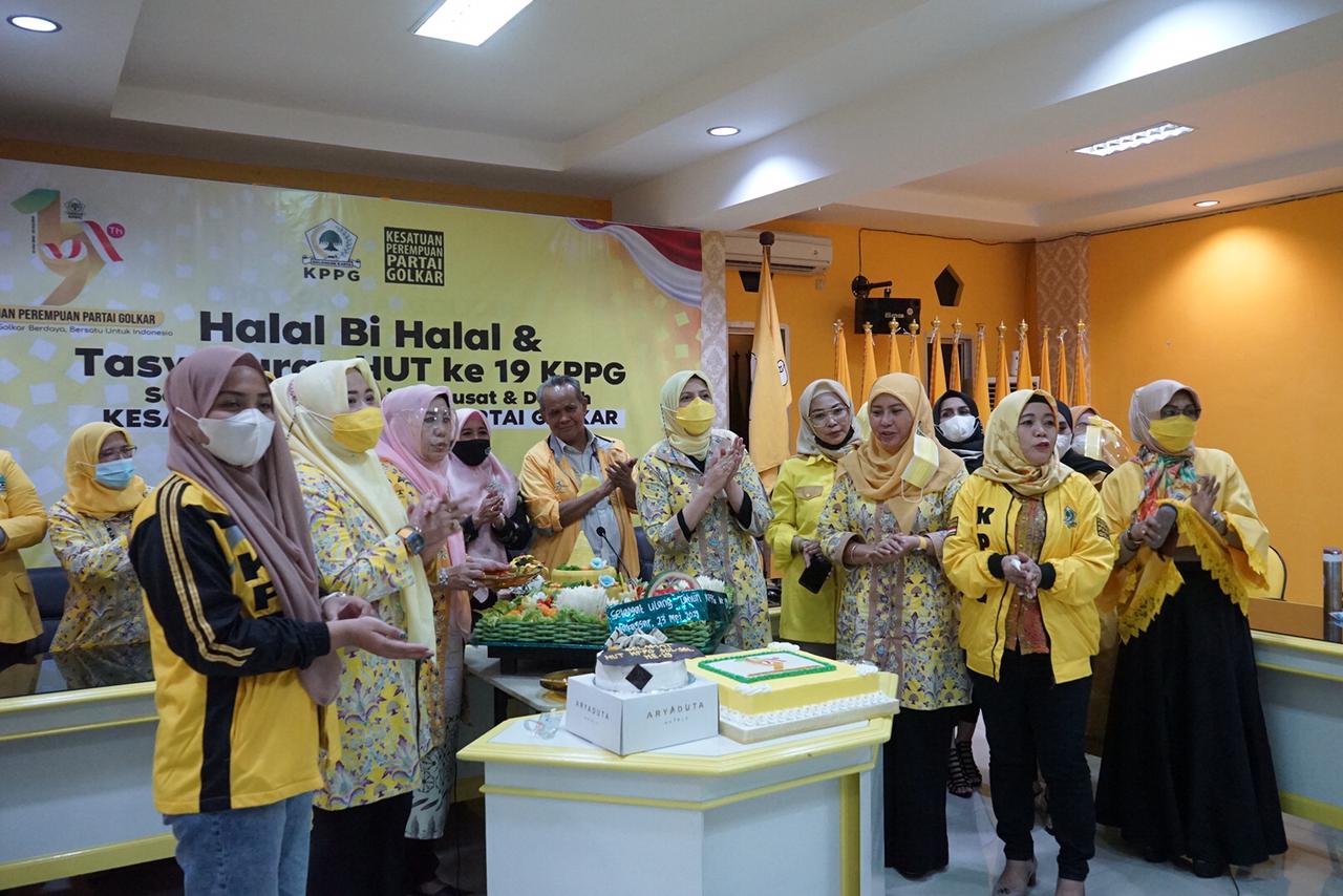 KPPG Sulsel menggelar halal bi halal sebagai rangkaian ulang tahun ke 19, Minggu 23 Mei 2021 malam. (Ist)