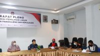 KPU Pangkep menggelar rapat pleno, Selasa 31 Agustus 2021. (Ist)