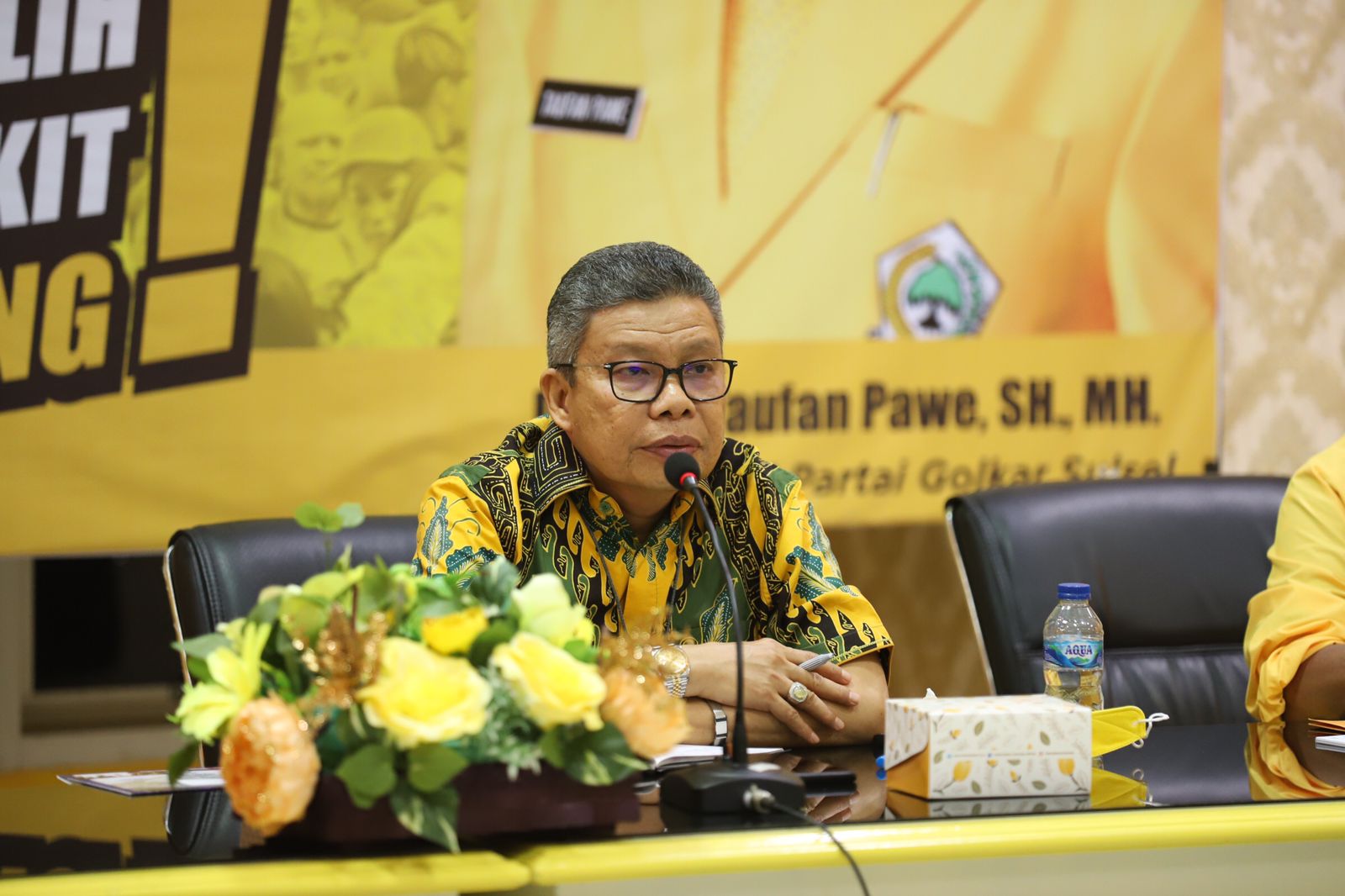 Ketua DPD I Partai Golkar Sulsel HM Taufan Pawe. (Ist)
