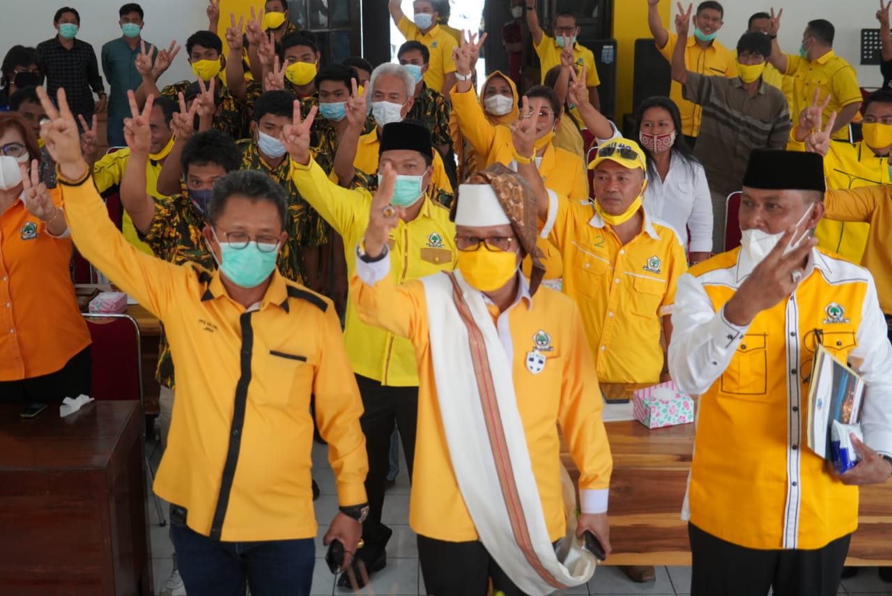 Ketua DPD I Partai Golkar Taufan Pawe saat konsolidasi di Tana Toraja. (Ist)