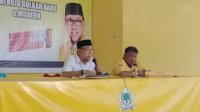 Ketua DPD II Partai Golkar Bulukumba Nirwan Arifuddin memimpin rapat konsolidasi di Kantor Golkar Bukukumba, Senin 30 Agustus 2021. (Ist)