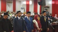 Ketua DPRD Makassar Rudianto Lallo bersama anggota anggota di sebuah acara di DPRD Makassar beberapa waktu lalu. (Ist).jpg