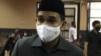 Ketua DPRD Makassar Rudianto Lallo saat wawancara di DPRD Makassar. (Manifesto)