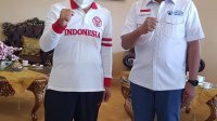 Ketua DPW Partai Gelora Sulsel Syamsari Kitta bertemu dengan Gubernur Sulbar Ali Baal Masdar, Sabtu 10 Juli 2021. (Ist)
