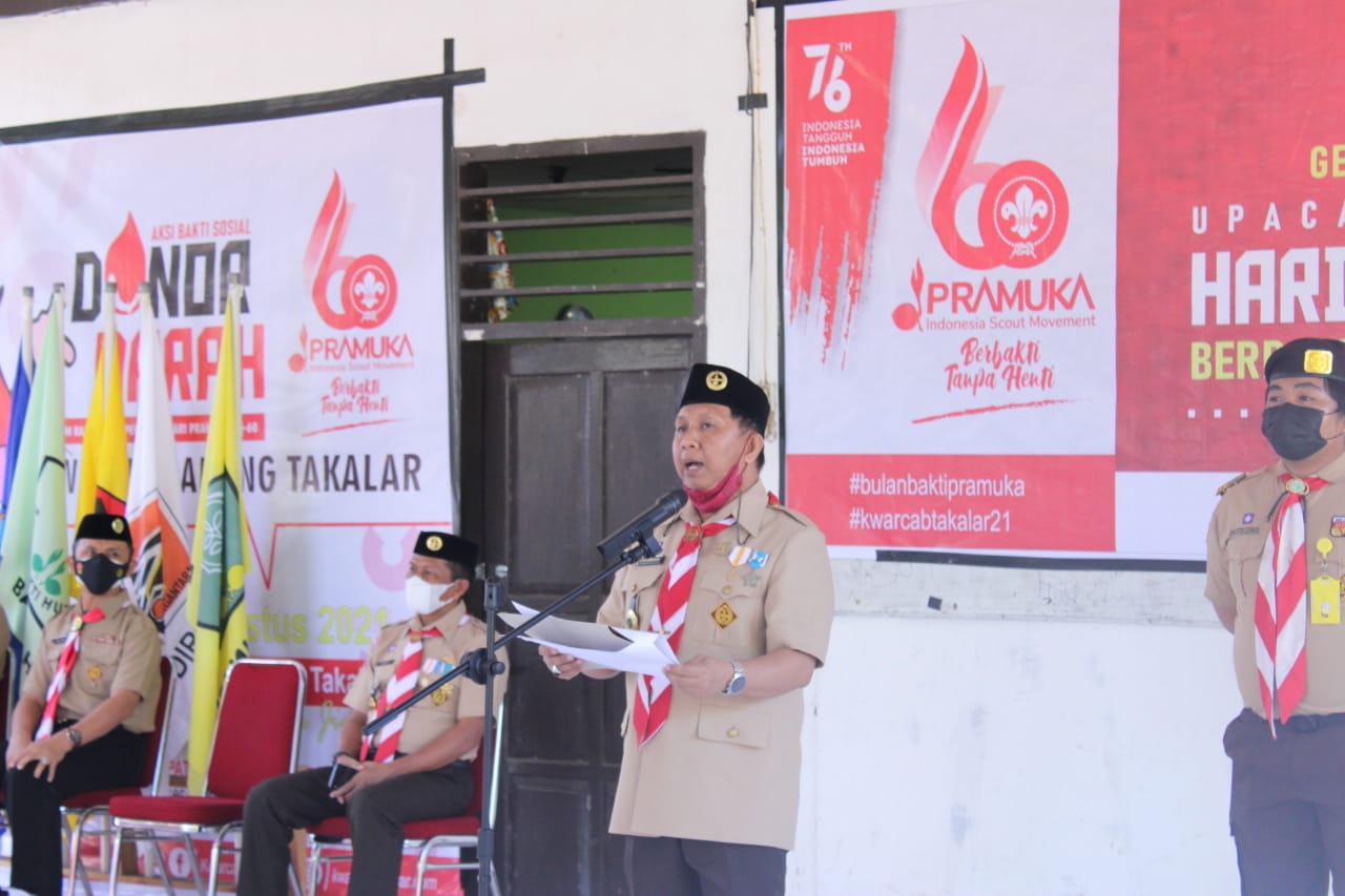 Ketua Kwarcab Takalar Darwis Sijaya. (Ist)