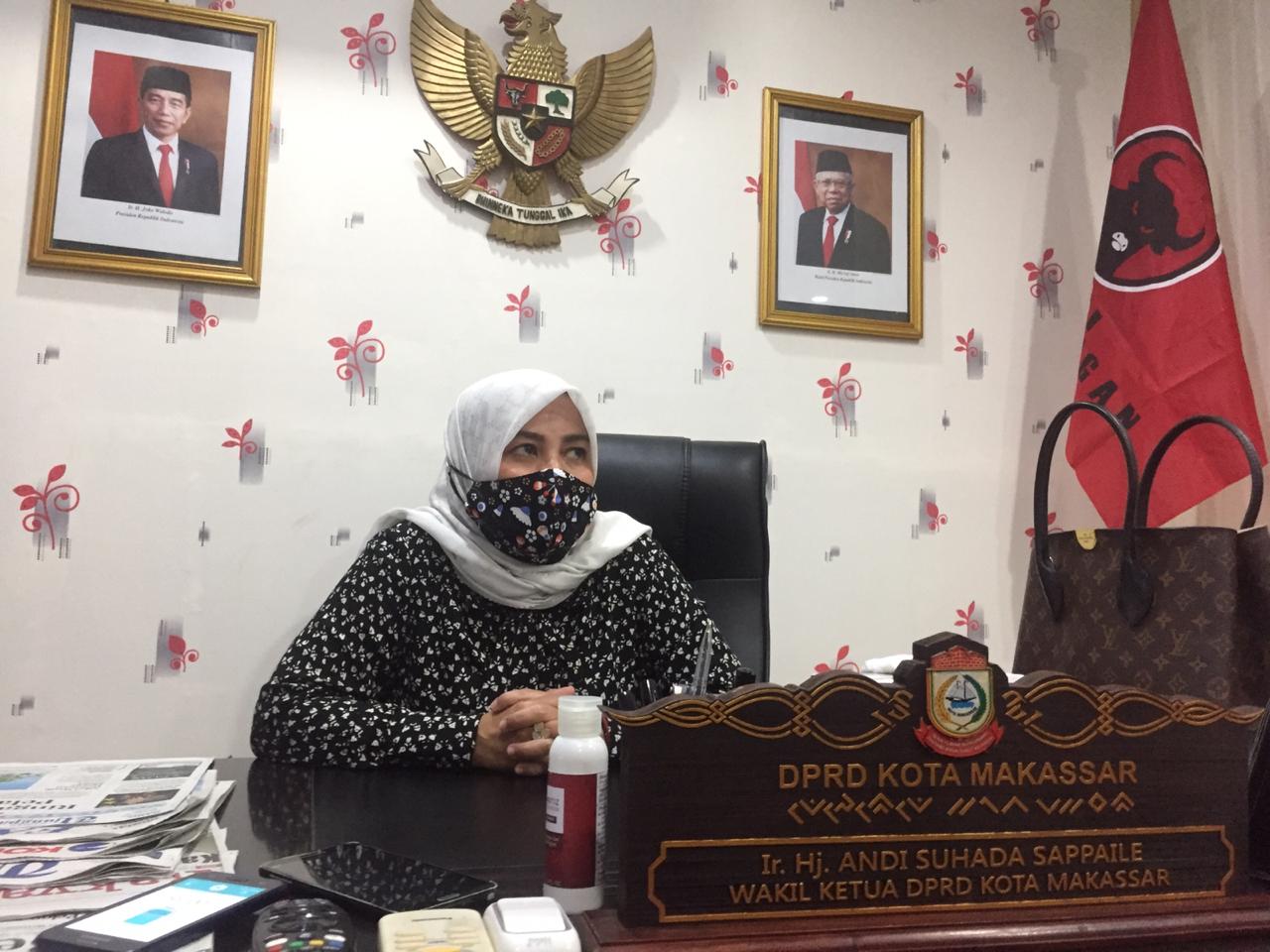 Ketua PDIP Makassar Andi Suhada Sappaile. (Manifesto)