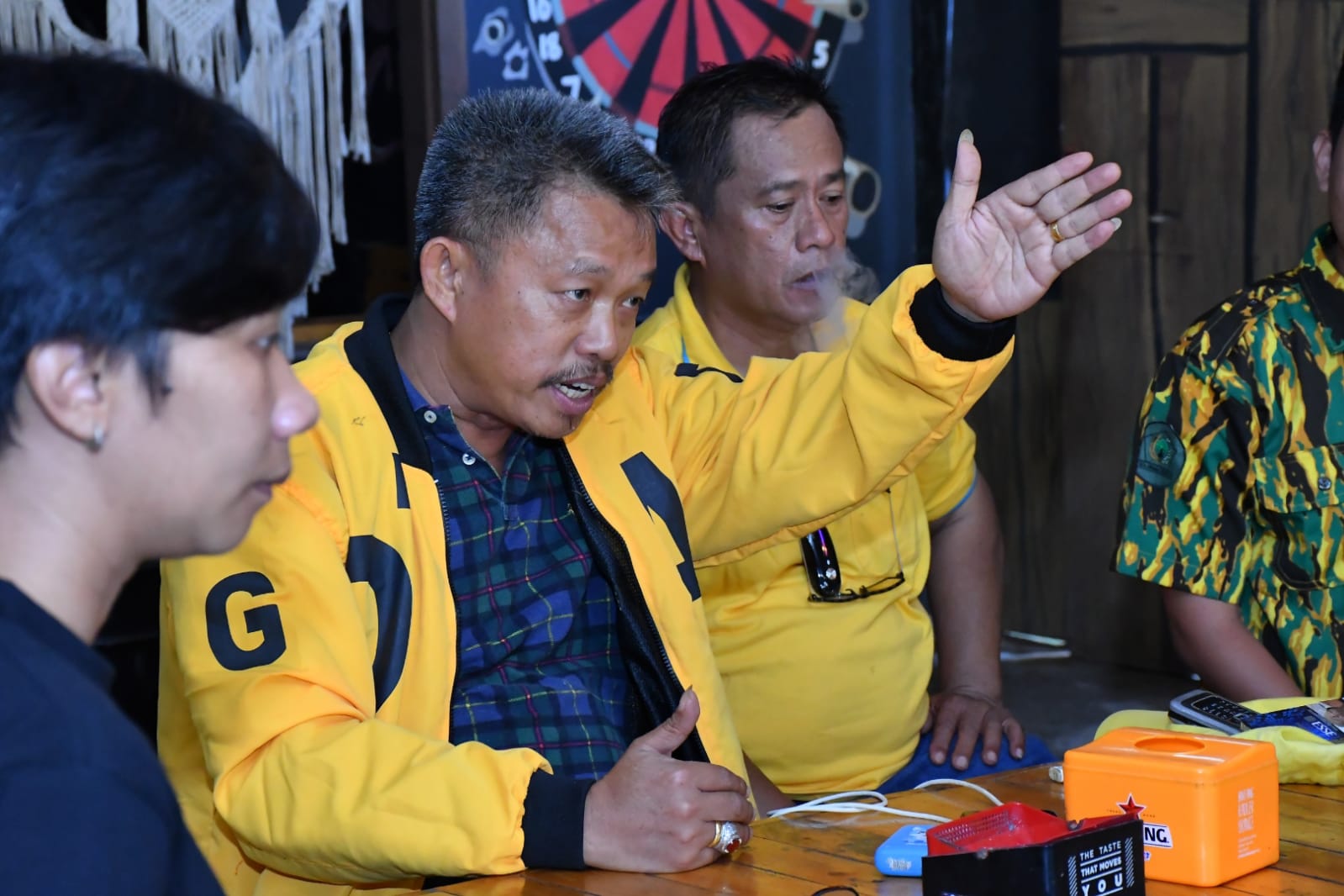 Ketua Panitia HUT Golkar Sulsel Jhon Rende Mangontan. (Ist)