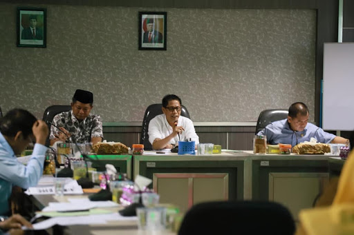 Komisi A DPRD Sulsel sedang menggelar rapat beberapa waktu lalu. (Int)