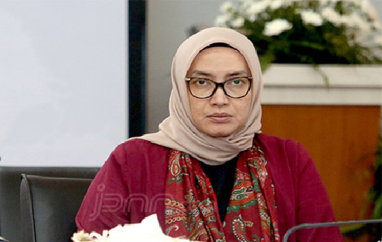 Komisoner KPU Evi Novida Ginting. (Int)