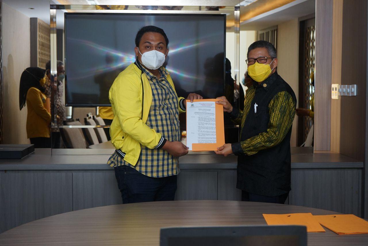 Menantu Gubernur Sulsel Meyrza Arman ditunjuk sebagai Plt Ketua Golkar Bantaeng, Kamis 16 Desember 2020. (Ist)