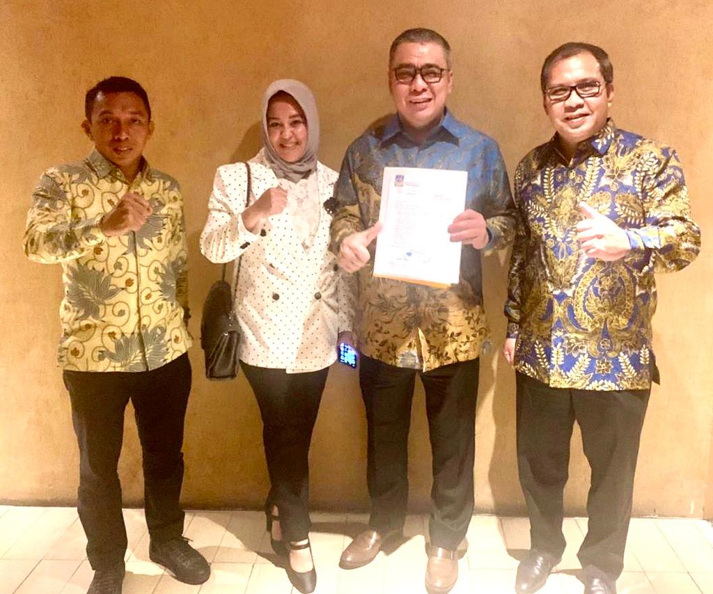 Nasdem resmi mengusung pasangan Moh Ramdhan Pomanto- Fatmawati Rusdi Masse, Rabu 24 Juni 2020. (Ist)