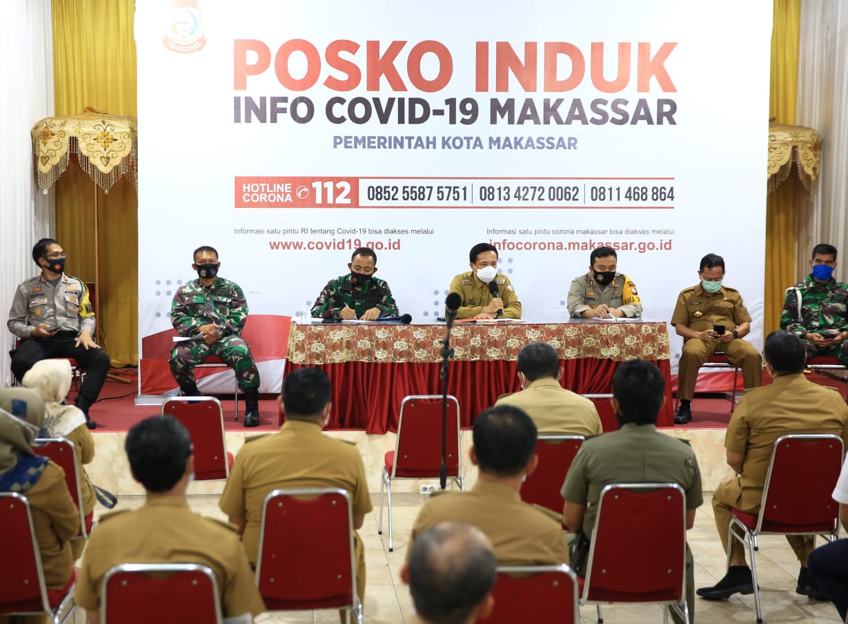 PJ Walikota Makassar Prof Rudy Djamaluddin saat memimpin rapat evaluasi penanganan Covid 19, Senin 27 Juli 2020. (Ist) PJ Walikota Makassar Prof Rudy Djamaluddin saat memimpin rapat evaluasi penanganan Covid 19, Senin 27 Juli 2020. (Ist)