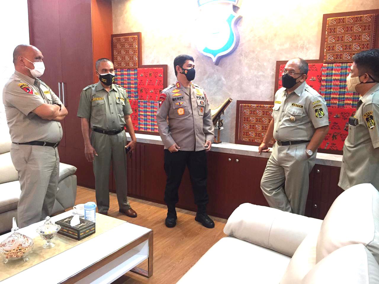 Pengurus Daerah Keluarga Besar Putra Putri Polri (PD KBPP Polri) Sulsel menemui Kapolda Irjen Pol Merdisyam, Rabu 1 September 2021. (Ist)