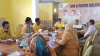 Pengurus Golkar Takalar menggelar rapat di Kantor Golkar Takalar, Selasa 31 Agustus 2021. (Ist)