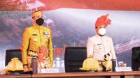 Plt Gubernur Sulsel Andi Sudirman Sulaiman bersama Bupati Gowa Adnan Purichta YL di HUT Gowa, Rabu 17 November 2021. (Ist) Plt Gubernur Sulsel Andi Sudirman Sulaiman bersama Bupati Gowa Adnan Purichta YL di HUT Gowa, Rabu 17 November 2021. (Ist)