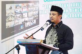 Plt Gubernur Sulsel Andi Sudirman Sulaiman saat membuka STQH di Sidrap lewat virtual, Kamis 3 Juni 2021 malam. (Int) Plt Gubernur Sulsel Andi Sudirman Sulaiman saat membuka STQH di Sidrap lewat virtual, Kamis 3 Juni 2021 malam. (Int)