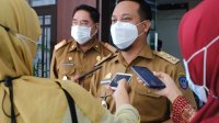 Plt Gubernur Sulsel Andi Sudirman menegaskan jika vaksin moderna hanya untuk tenaga kesehatan. (Int)