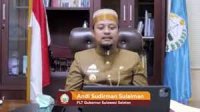 Plt Gubernur Sulsel Sudirman Sulaiman mengikuti HUT Sulbar, Rabu 22 September 2021. (Int) Plt Gubernur Sulsel Sudirman Sulaiman mengikuti HUT Sulbar, Rabu 22 September 2021. (Int)