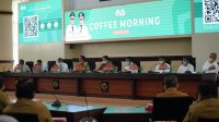 Plt Gubernur Sulsel saat memimpin coffee morning bersama pimpinan Organisasi Perangkat Daerah (OPD) lingkup Pemerintah Provinsi Sulsel di Ruang Rapat Pimpinan Kantor Gubernur Sulsel, Senin 15 Maret 2021. (Ist)