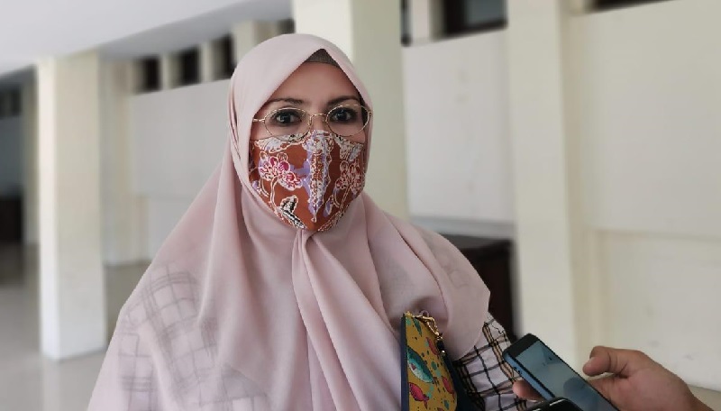 Plt Kadis Pendidikan Makassar Amalia Malik. (Int)