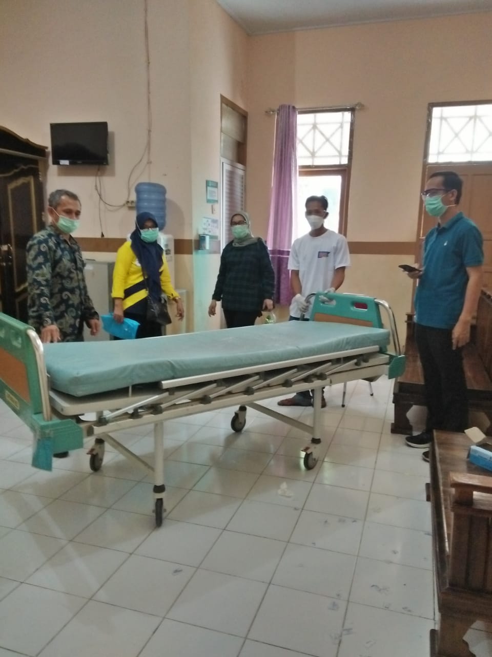 RSUD Haji Padjonga Daeng Ngalle mempersiapkan ruang isolasi mandiri bagi tenaga kesehatan yang terpapar Covid 19, Jumat 19 Juni 2020. (Ist)