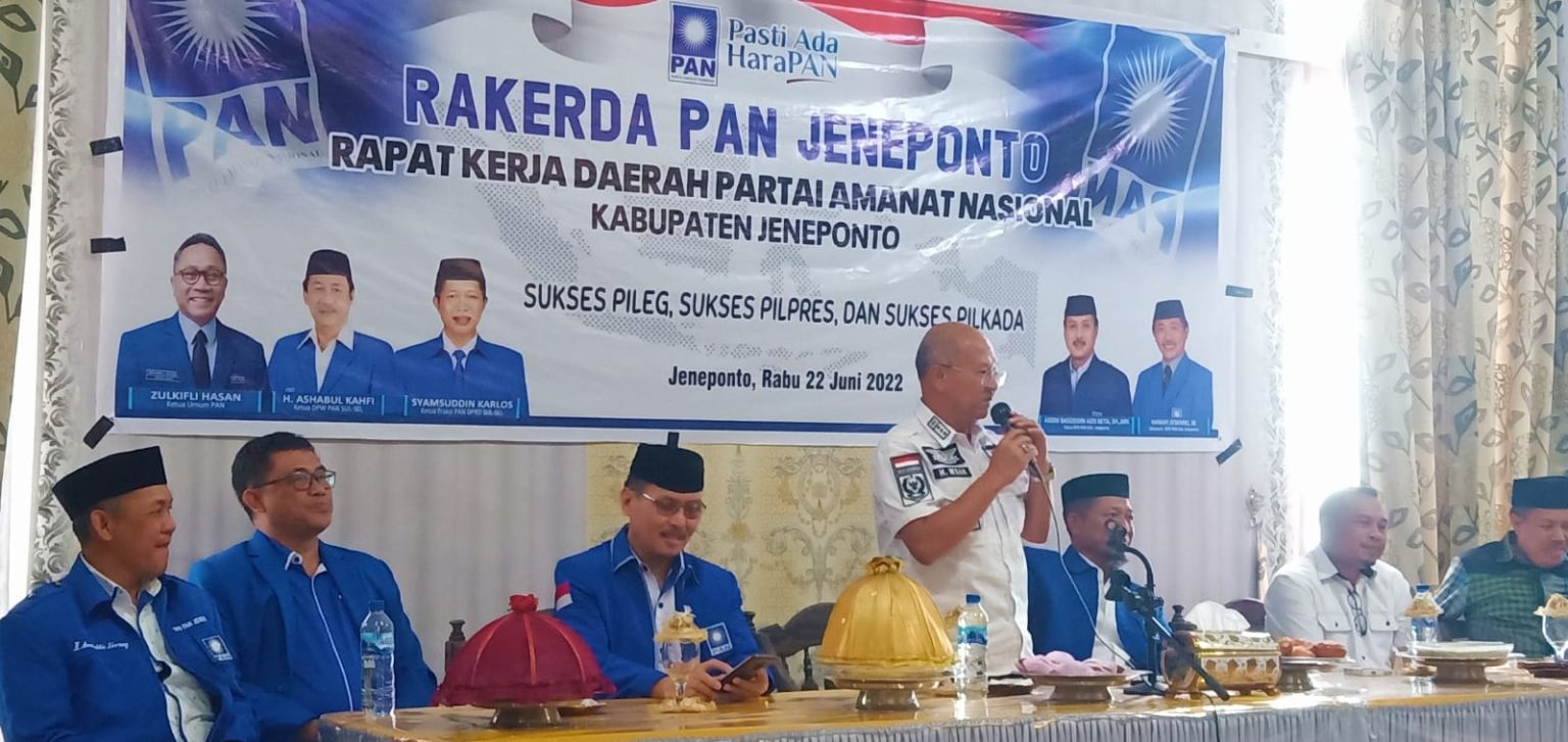 Rakerda PAN Jeneponto menetapkan sejumlah nama bakal calon presiden (Capres) yang akan diusung di Pilpres 2024, di antaranya Zulkifli Hasan dan Airlangga Hartarto. (Ist).jpeg Rakerda PAN Jeneponto menetapkan sejumlah nama bakal calon presiden (Capres) yang akan diusung di Pilpres 2024, di antaranya Zulkifli Hasan dan Airlangga Hartarto. (Ist).jpeg