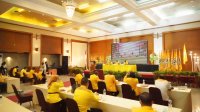 Rapat pleno Partai Golkar Sulsel yang digelar secara virtual dipusatkan di Makassar Golden Hotel, Makassar, Selasa 29 Desember 2020 malam. (Ist) Rapat pleno Partai Golkar Sulsel yang digelar secara virtual dipusatkan di Makassar Golden Hotel, Makassar, Selasa 29 Desember 2020 malam. (Ist)